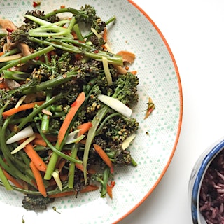 Broccolini and Oyster Mushrooms