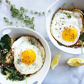 Kale and Couscous Breakfast Bowl