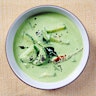 Green Yogurt Curry with Summer Squash