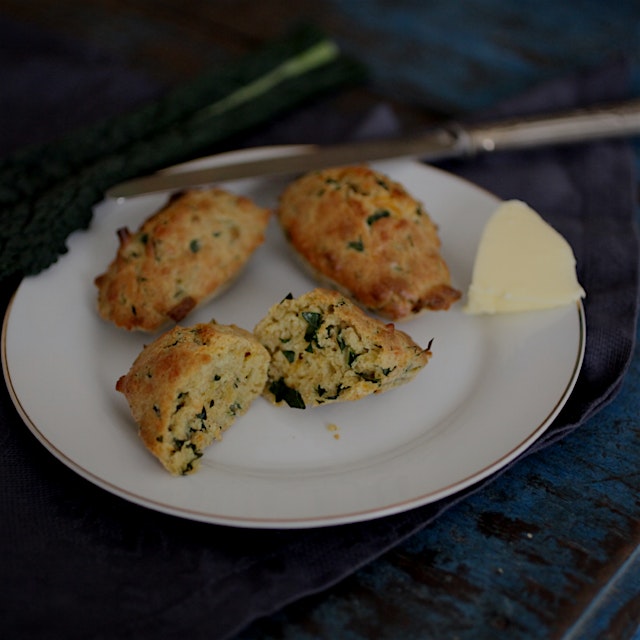 Recipe testing all week for my food memoir. Savory kale and cheddar madeleines. #bonjourkale 