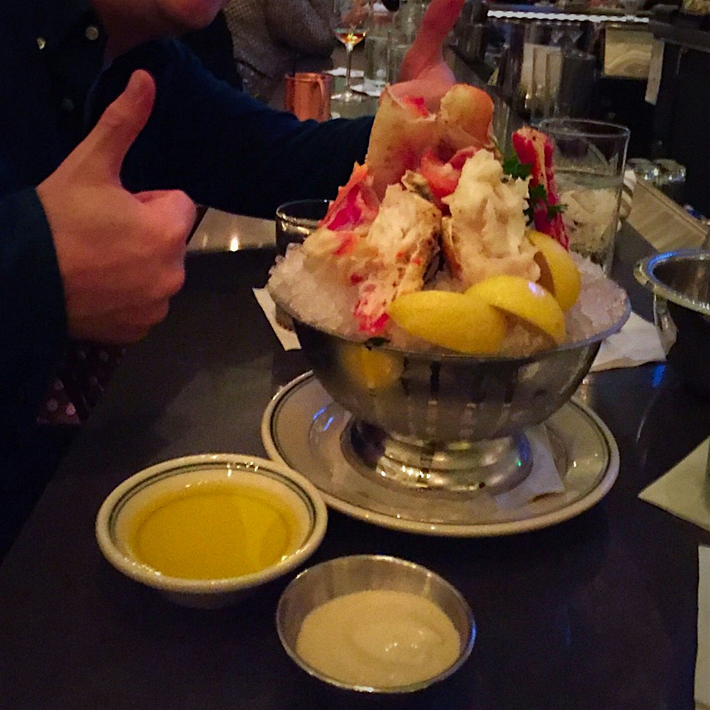 long weeks/bad days are for letting your vendor take you out for king crab & martinis.