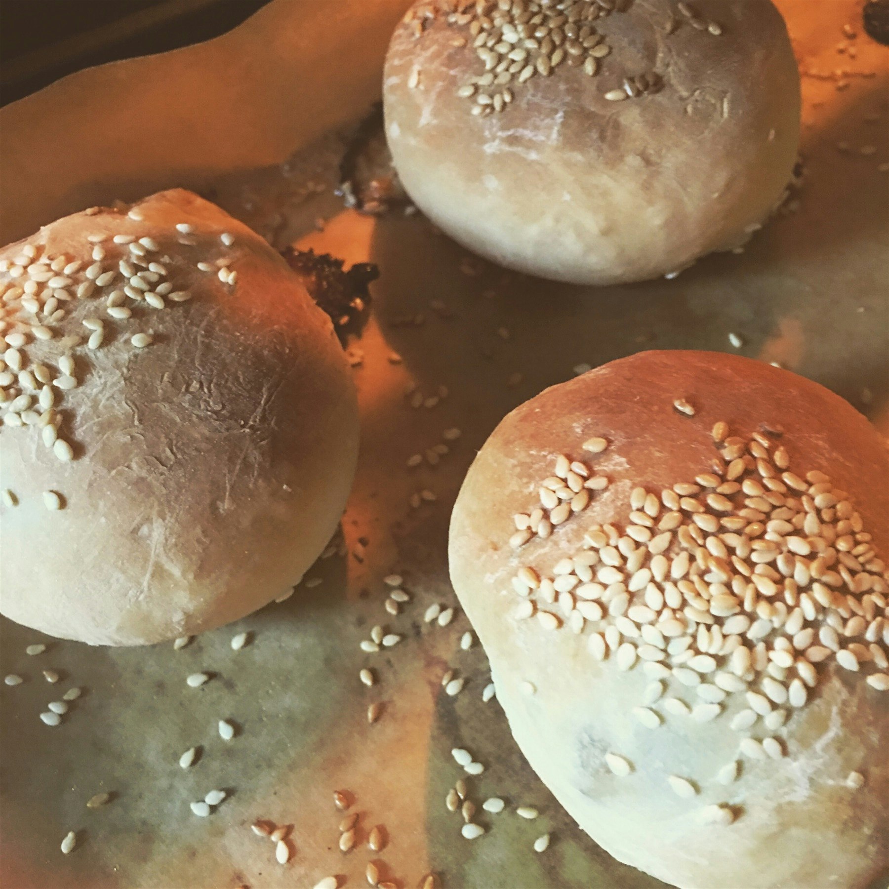 Homemade Taiwanese Hujiaobing (scallion pork buns)
