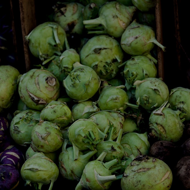 A little kohlrabi never hurt anyone...unless you take one of these bad boys and give it a good hu...