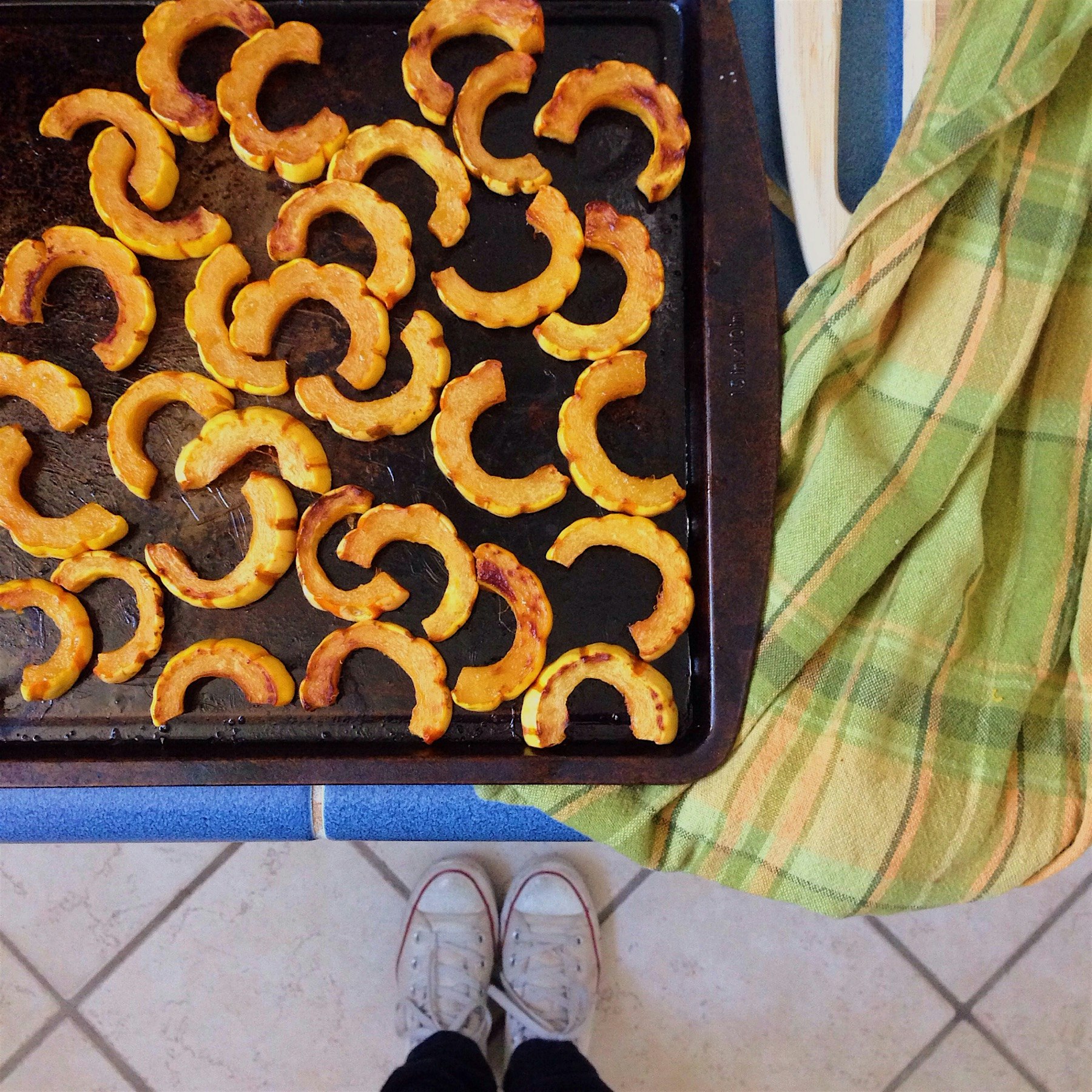 Squash lovers anonymous over here. You best believe I roasted the seeds! #NoFoodWaste November.