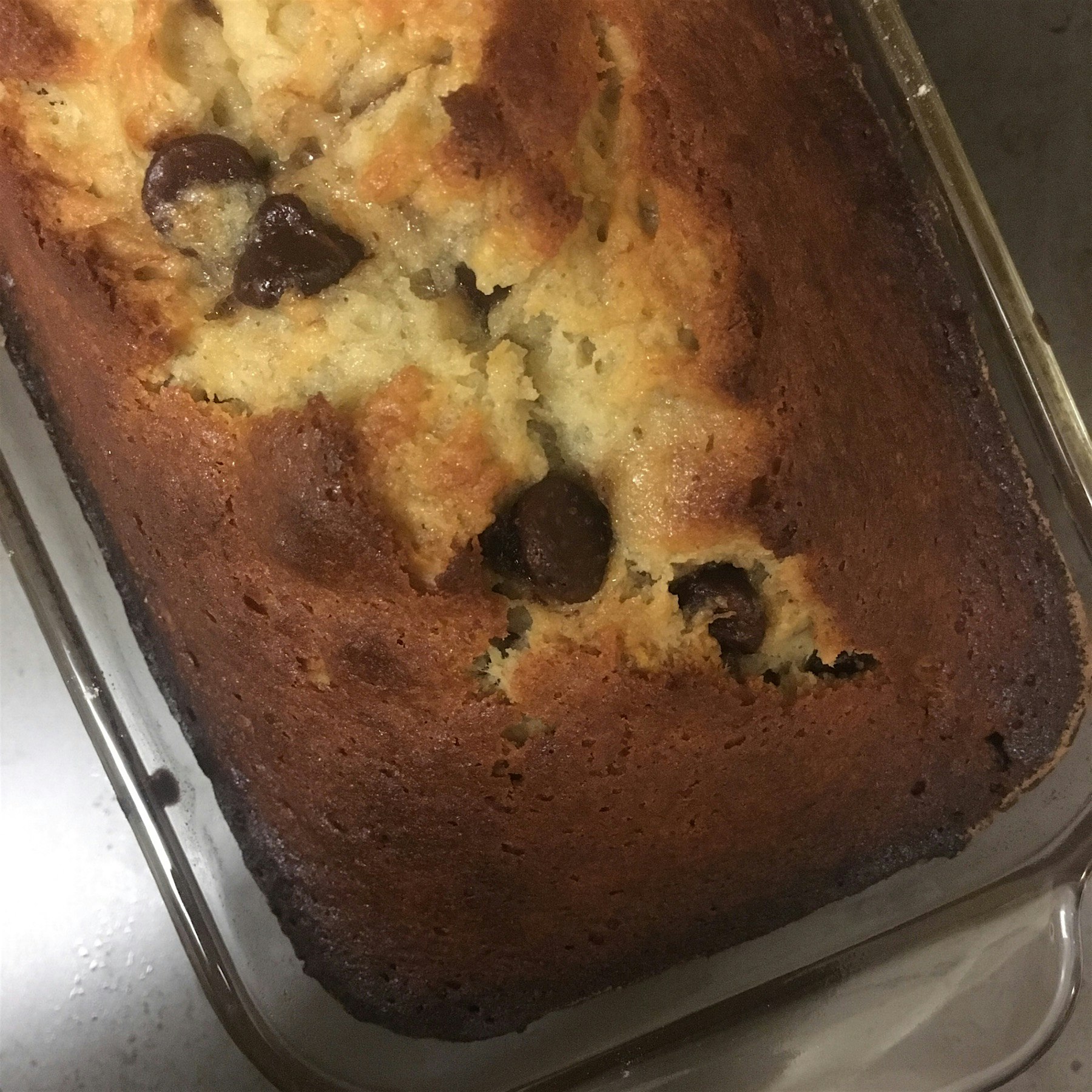 Left in the oven for a little too long, but at least my brown Bananas didn't go to waste! #NoFood...