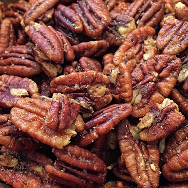 'Tis the season- my kitchen is full of holiday nuts! Check out my blog for the Spiced Buttery Pec...