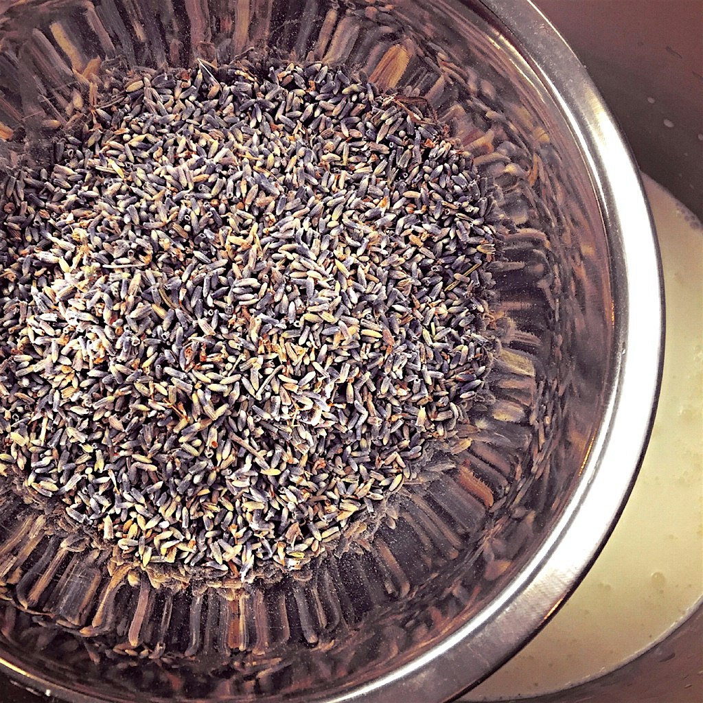 Our fragrant bowl of lavender for our honey-lavender ice cream to be featured at @KOMEEDA's Frien...