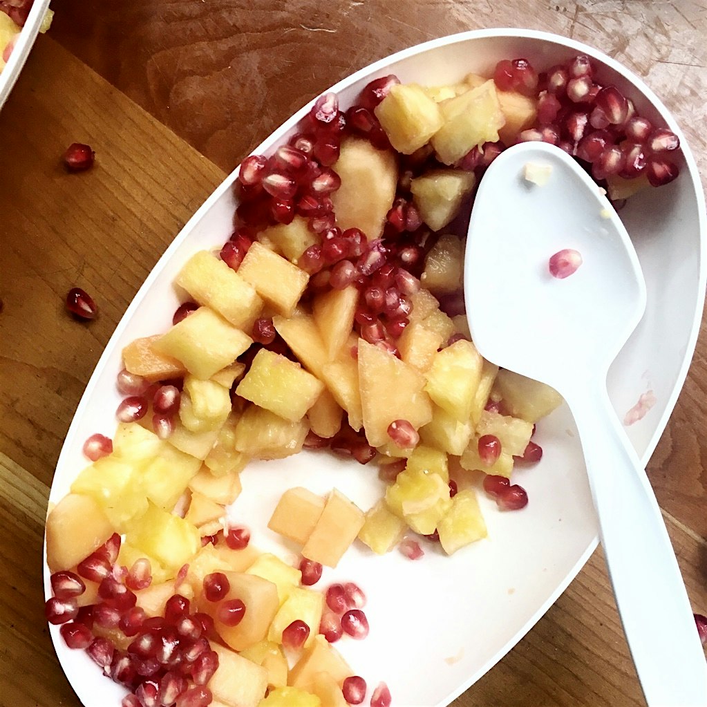 Natures gushers - Pomegranate exploding in my mouth during an inspirational breakfast 