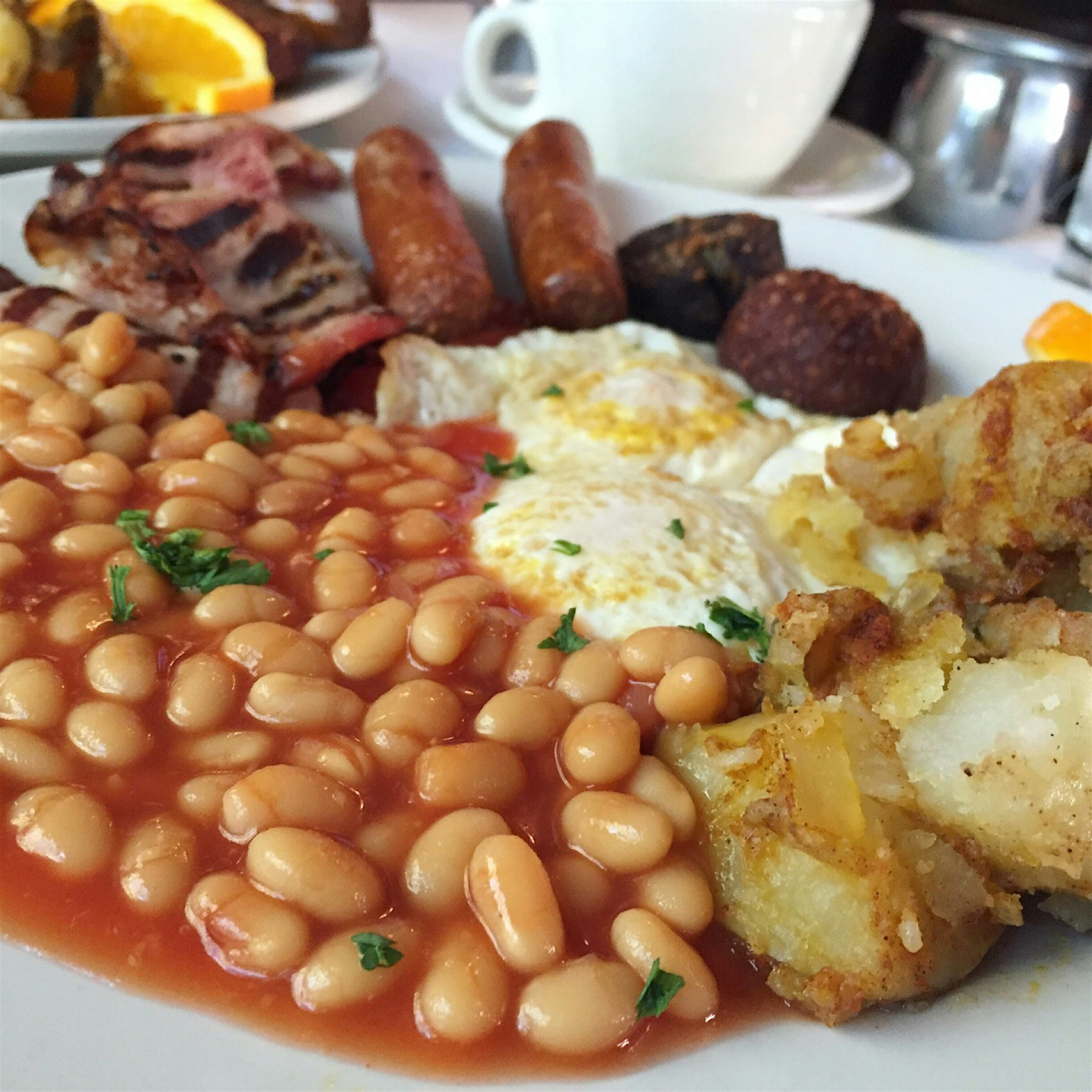 Hands down, my favorite Irish breakfast in Hoboken. All my life, beans have gone with rice. The I...