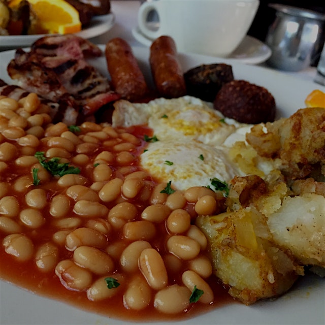 Hands down, my favorite Irish breakfast in Hoboken. All my life, beans have gone with rice. The I...
