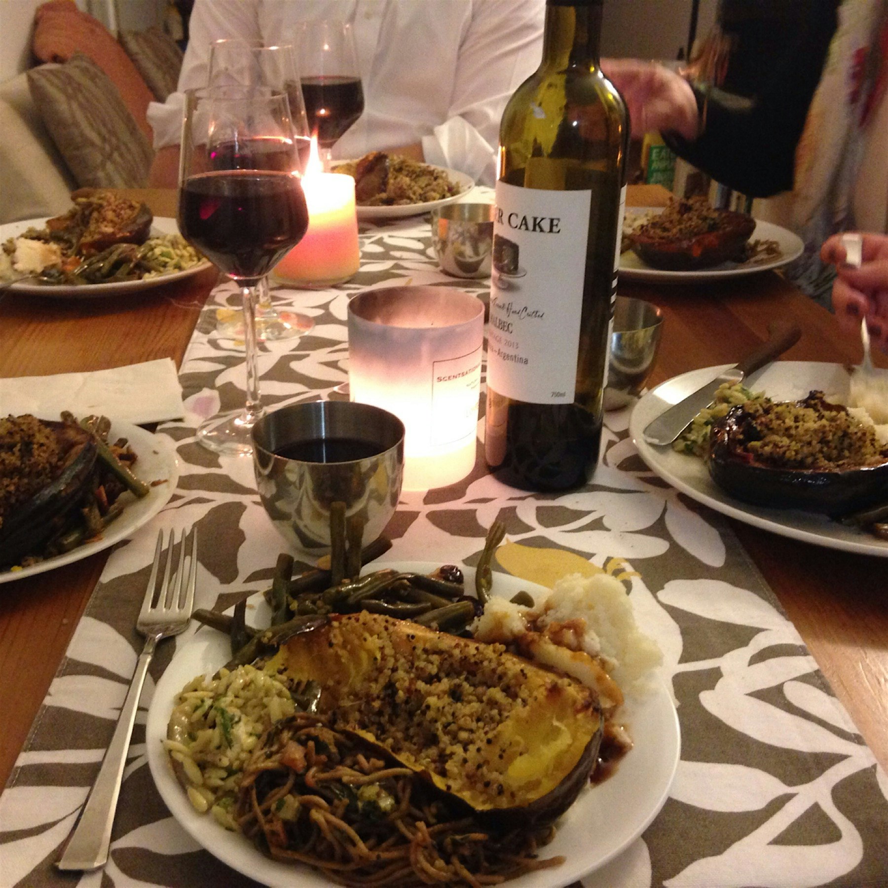 Hosted the annual Dranksgiving gathering for a small group of friends last night, featuring quino...