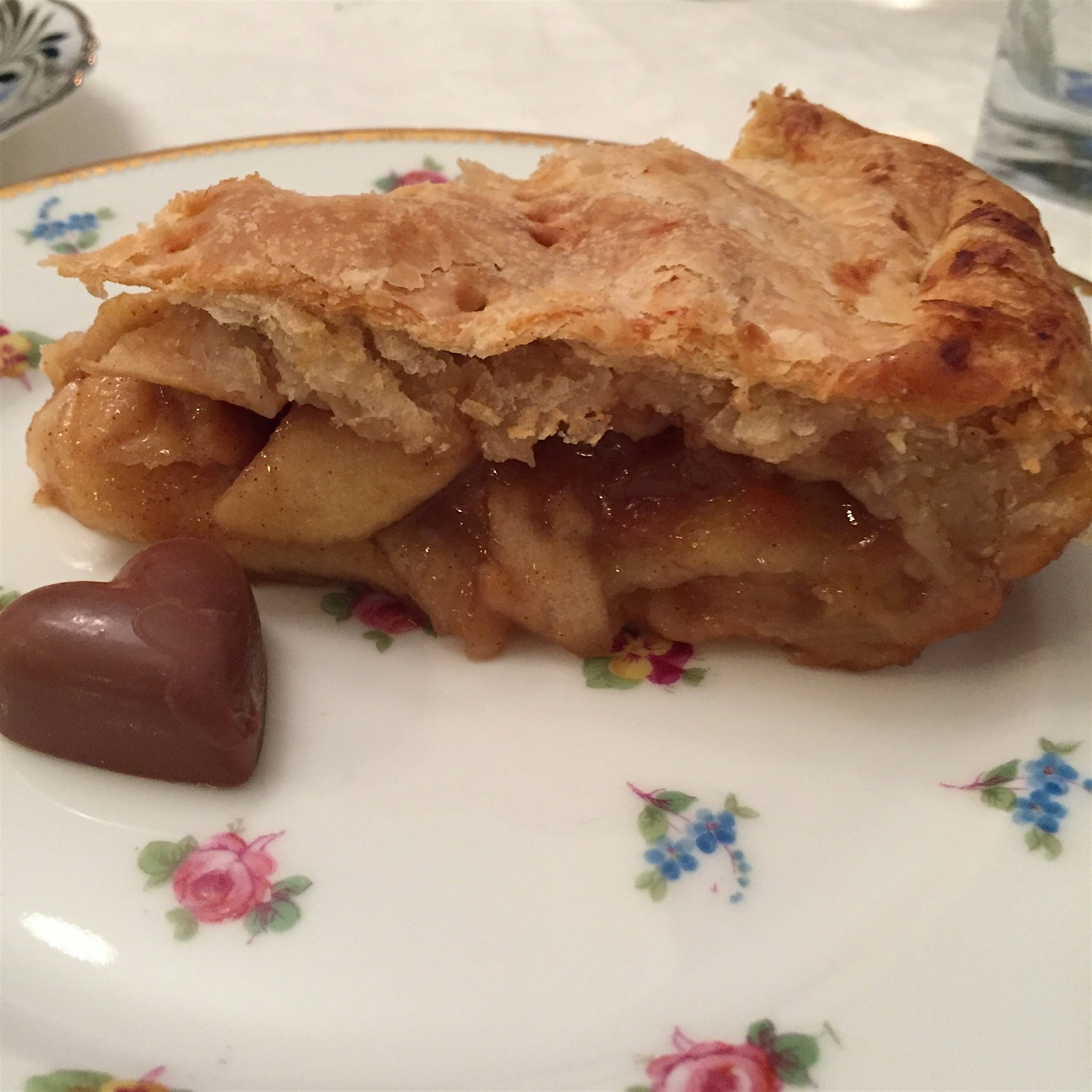 Homemade local and biodynamic Apple pie
