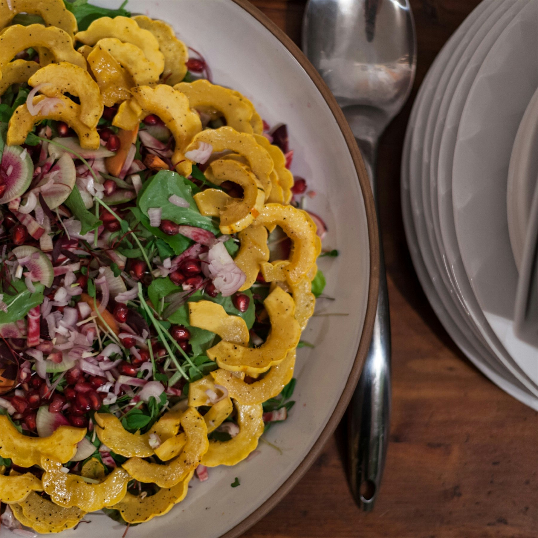 One epic salad for Thanksgiving! Served 9 good friends and some powerful conversations. And guess...