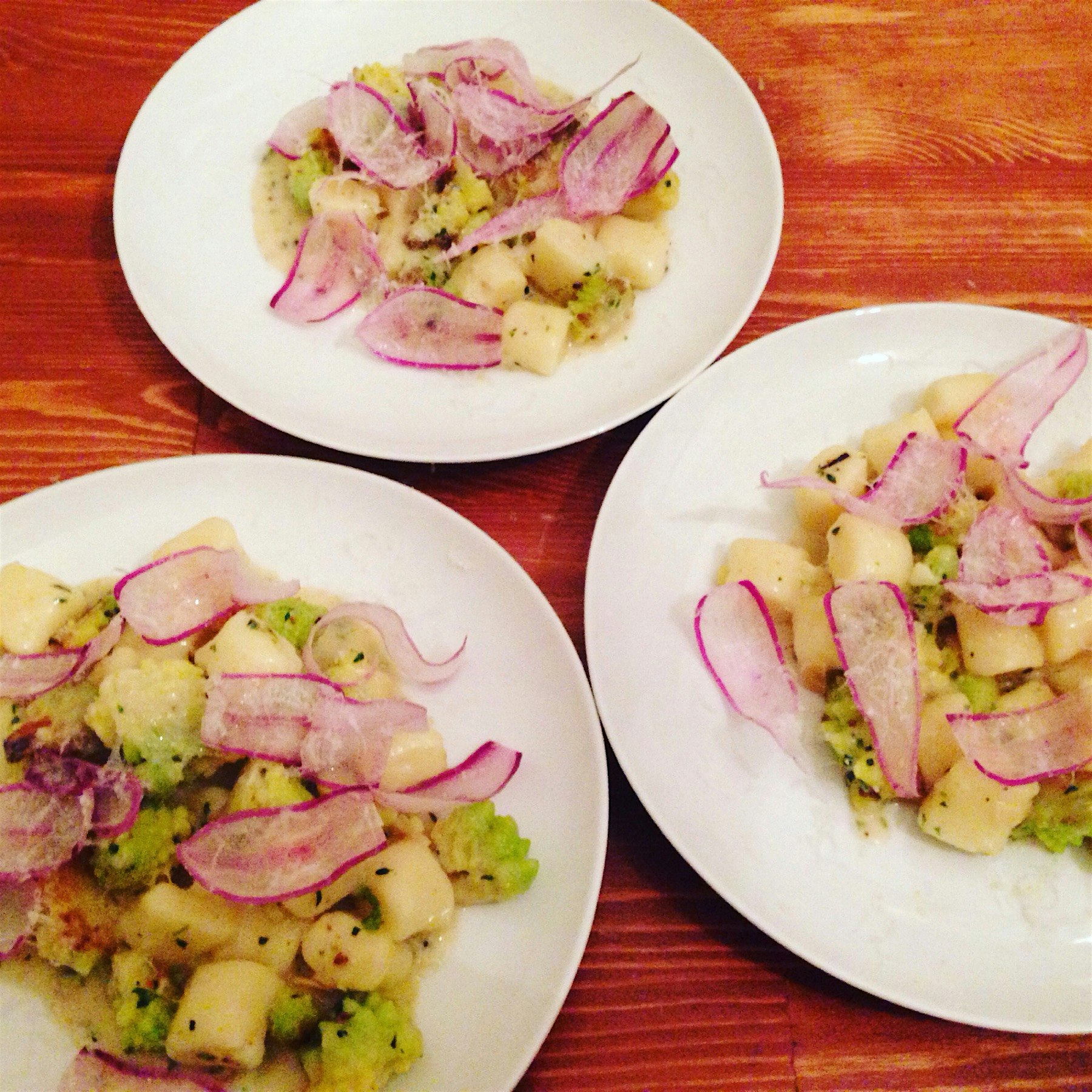 No better way to welcome old friends over than with hand rolled pasta. Kennebec Potato Gnocchi, R...