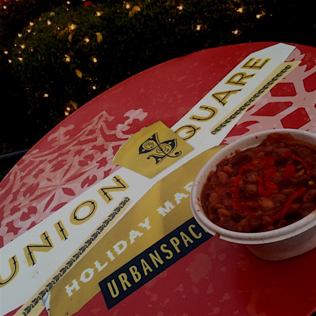 Perfect weekend to get some vegan eats on while holiday shopping at Union Square Holiday Market! ...