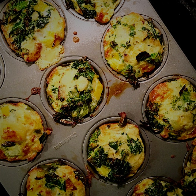 Prepping breakie for the week. These little savory Egg muffins are filling, delicious, an can be ...