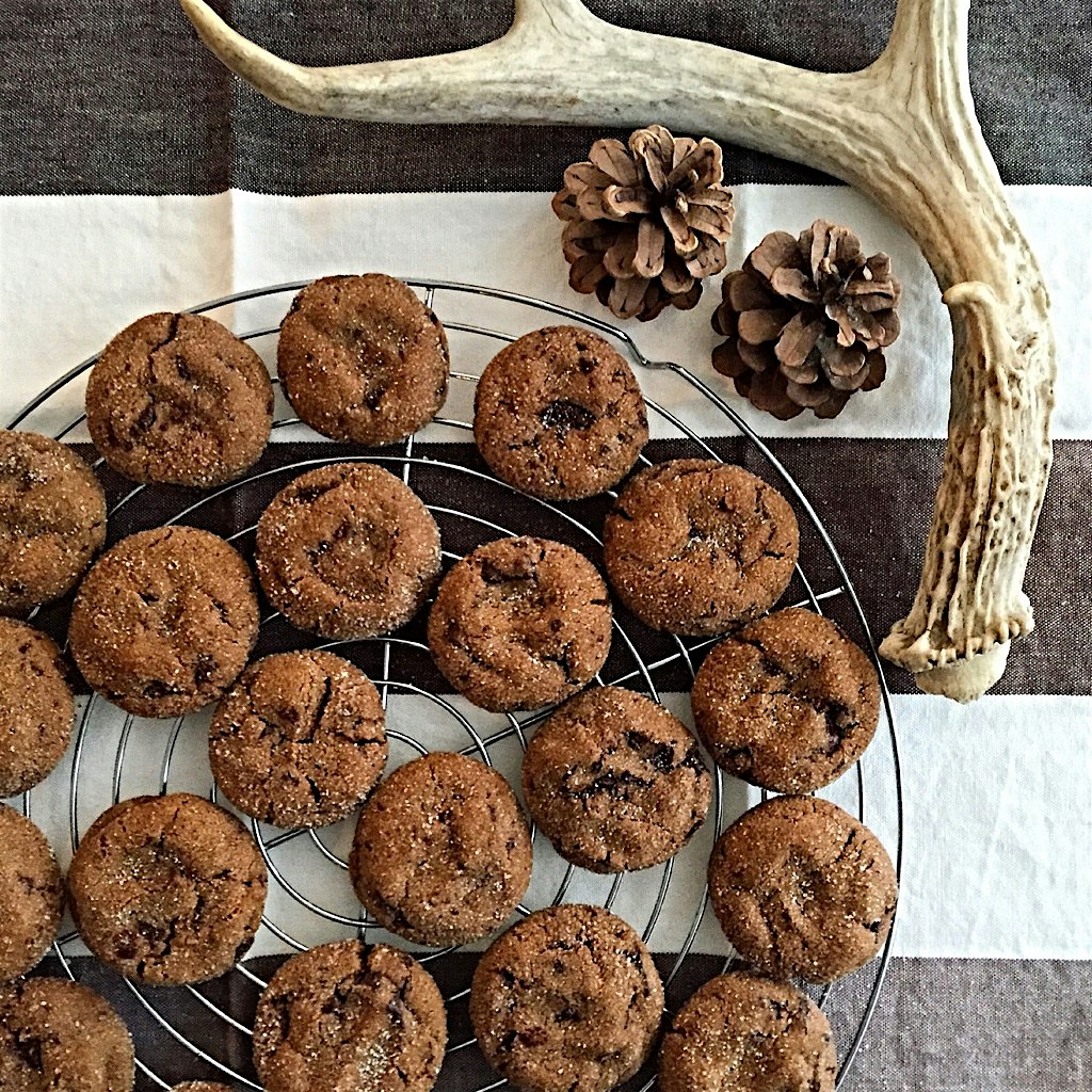 Chewy Gingerbread Chocolate Cookies. I add a touch of cayenne, as a little warm surprise! Link to...