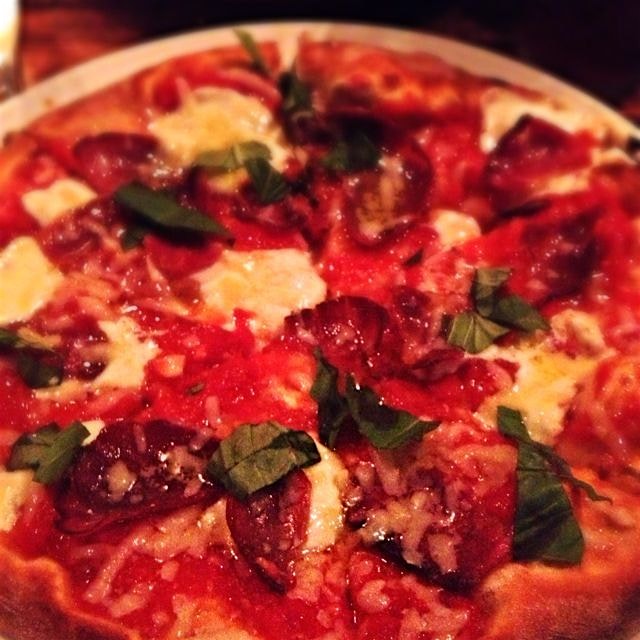 Capicola pizza at Le Paddock and Founders Red Rye on tap