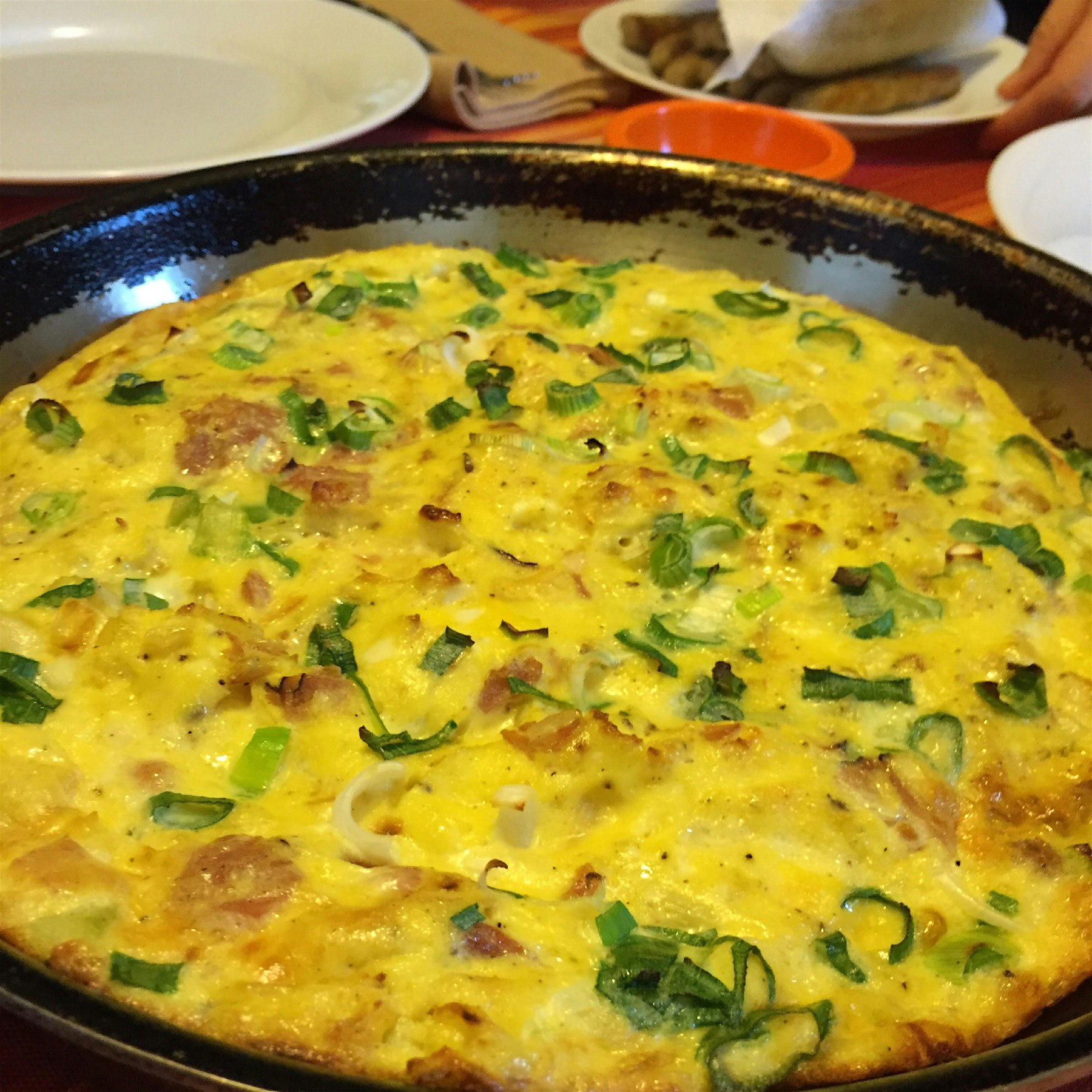 Eating out is nice, but nothing beats my aunt's frittata!