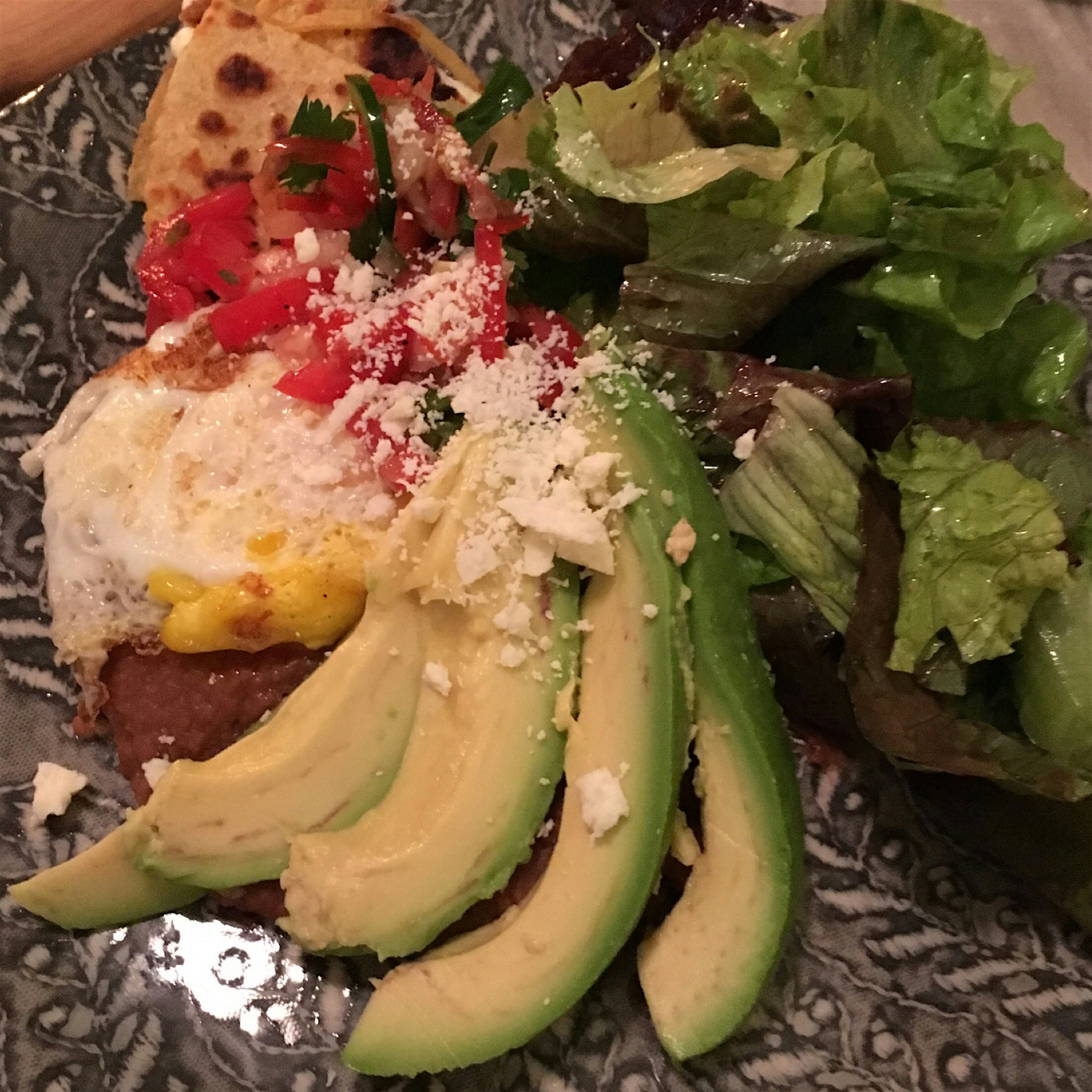 Veggie Latin meal on this rainy Monday eve 💦🌶