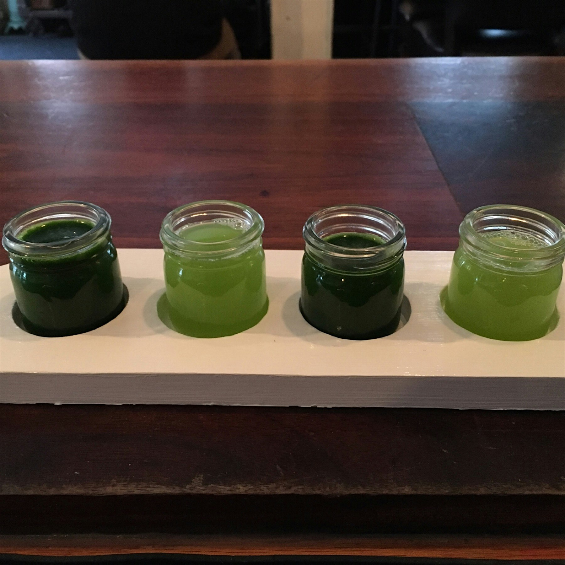 Juice shots to end the work day