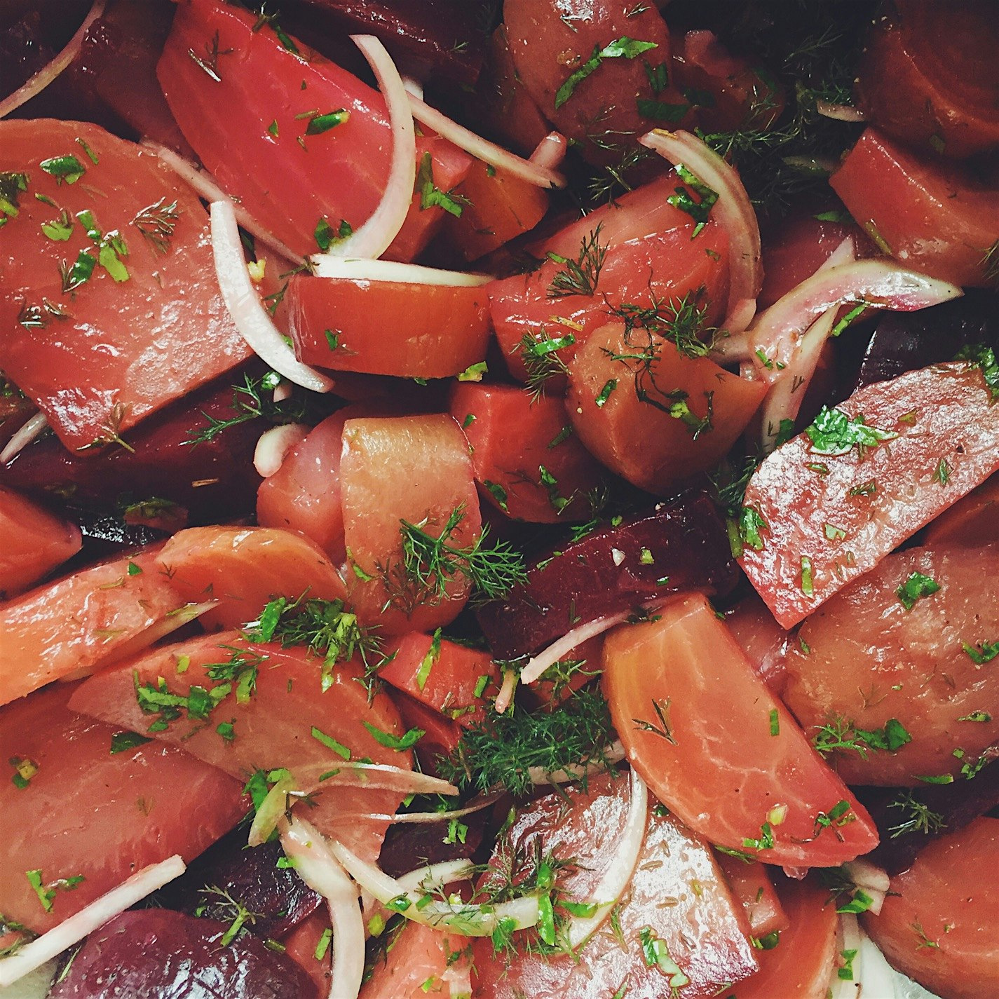 Beets soon to be salad. 