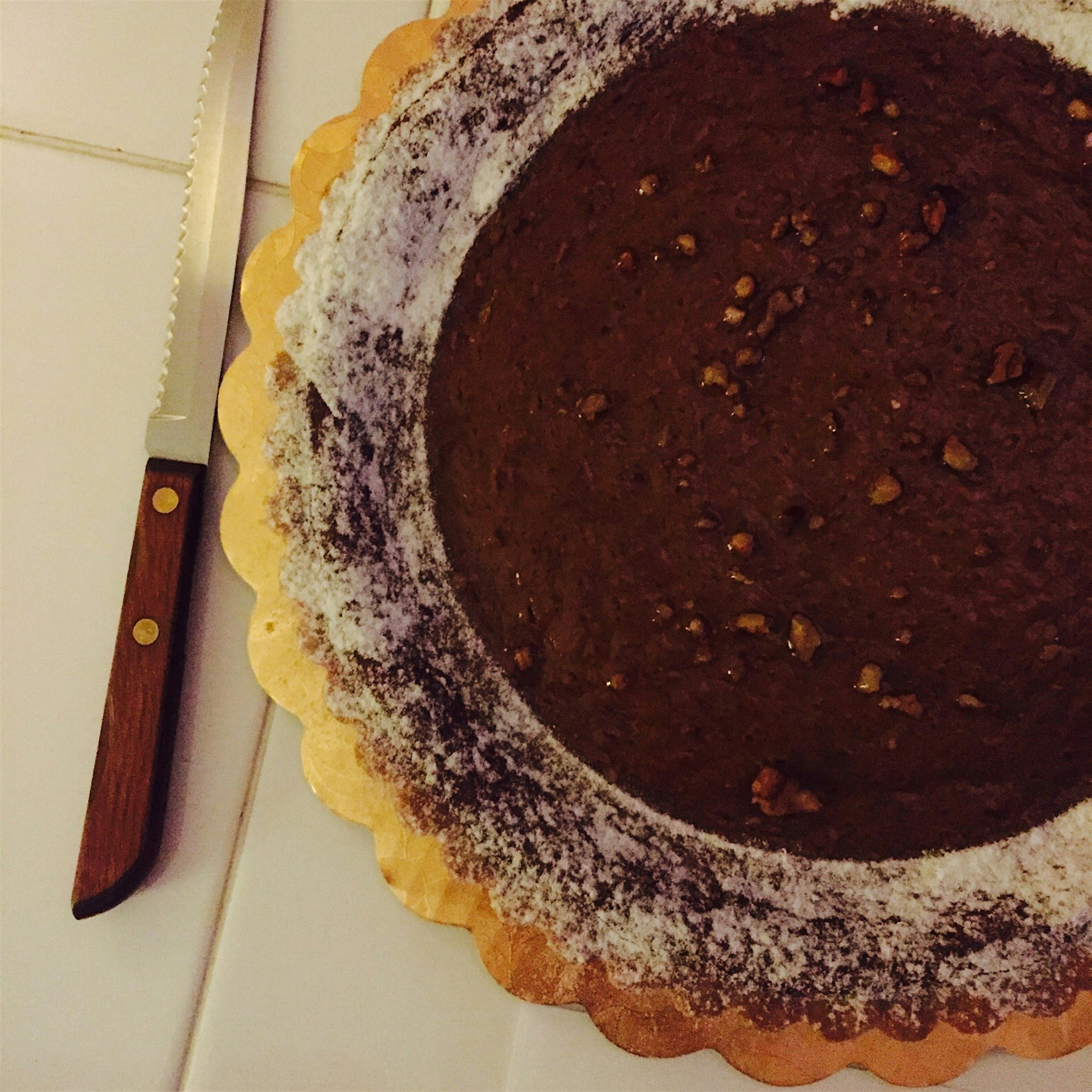 A vegan, gluten free pumpkin pie...when in LA, do as Los Angelinos do