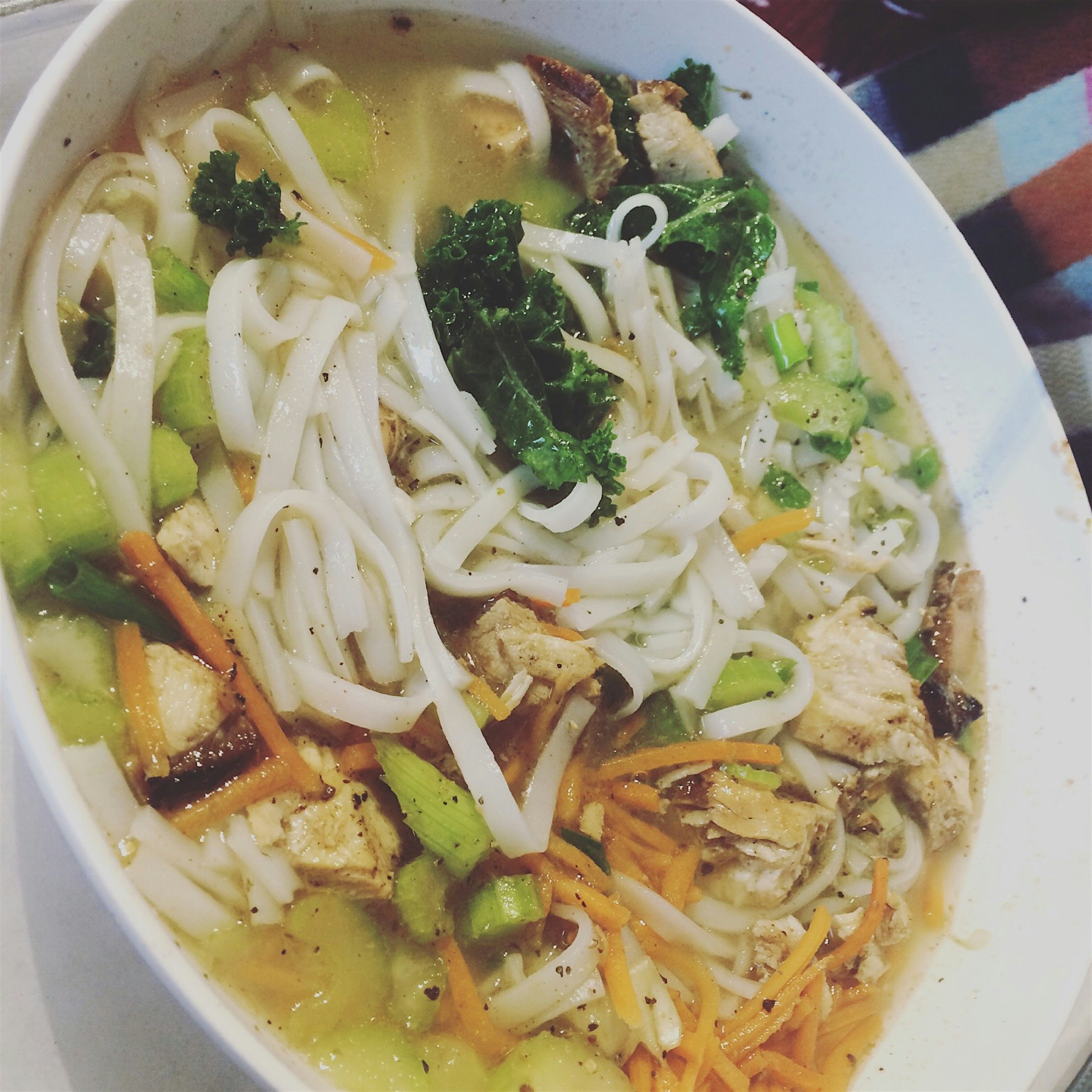 Chicken Rice Noodle Bowl