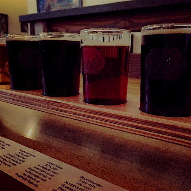 Beer tasting in Inglewood, Ca. Loving the Blood Junkie collab with Prosthetic Records (imperial r...