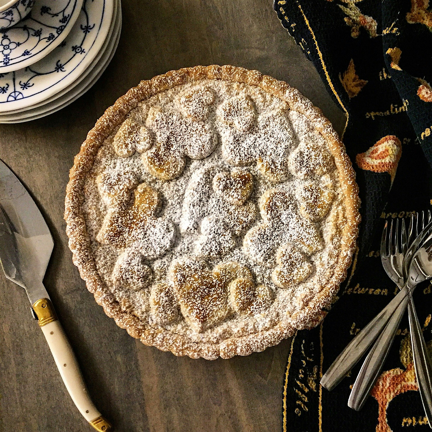 Ended 2016 with Fyrstekake, a Norwegian cardamom almond tart with a heavenly filling of almonds, ...