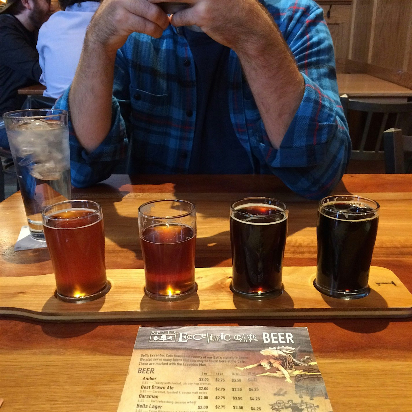 Flight of Four - Bell's Brewery IPA's vs Stouts
