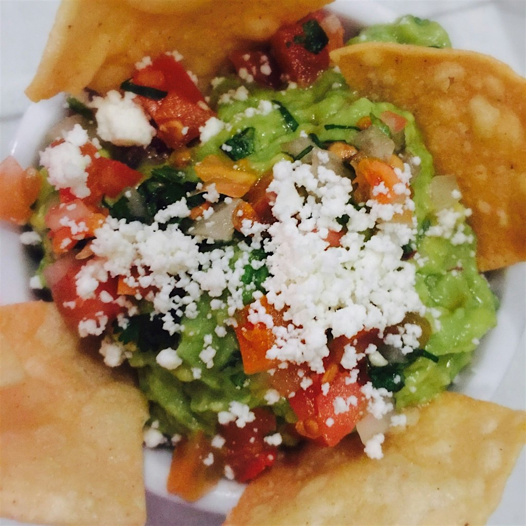 Guacamole with cotija cheese 