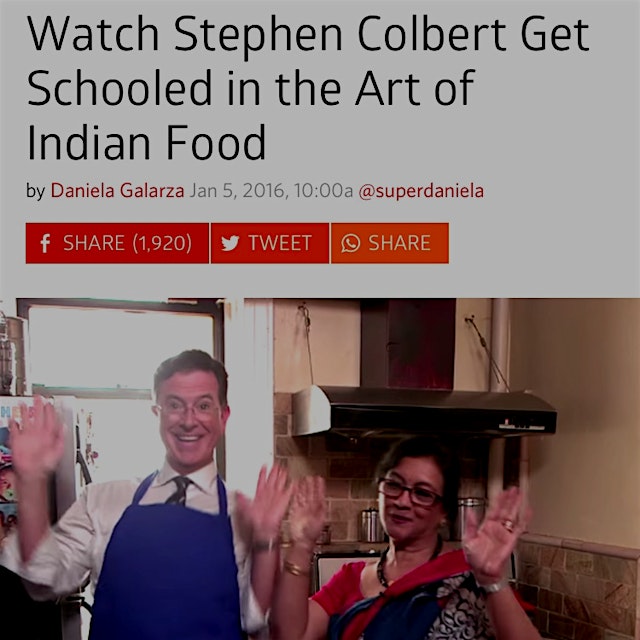 Congrats @leagueofkitchen on your debut on the Late Show with Stephen Colbert - raising awareness...