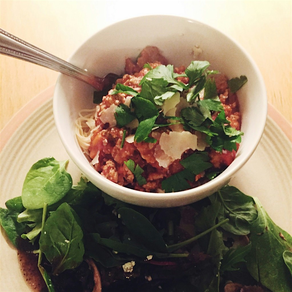 Leftovers from the fridge! 