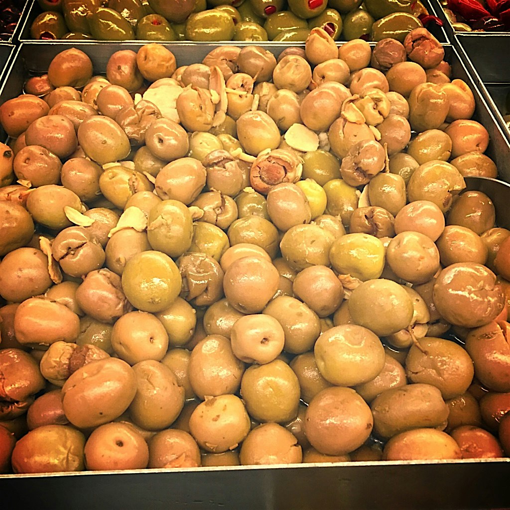 Alorena, the only D.O. olive variety in Spain. Cracked and marinated available @wholefoods North ...