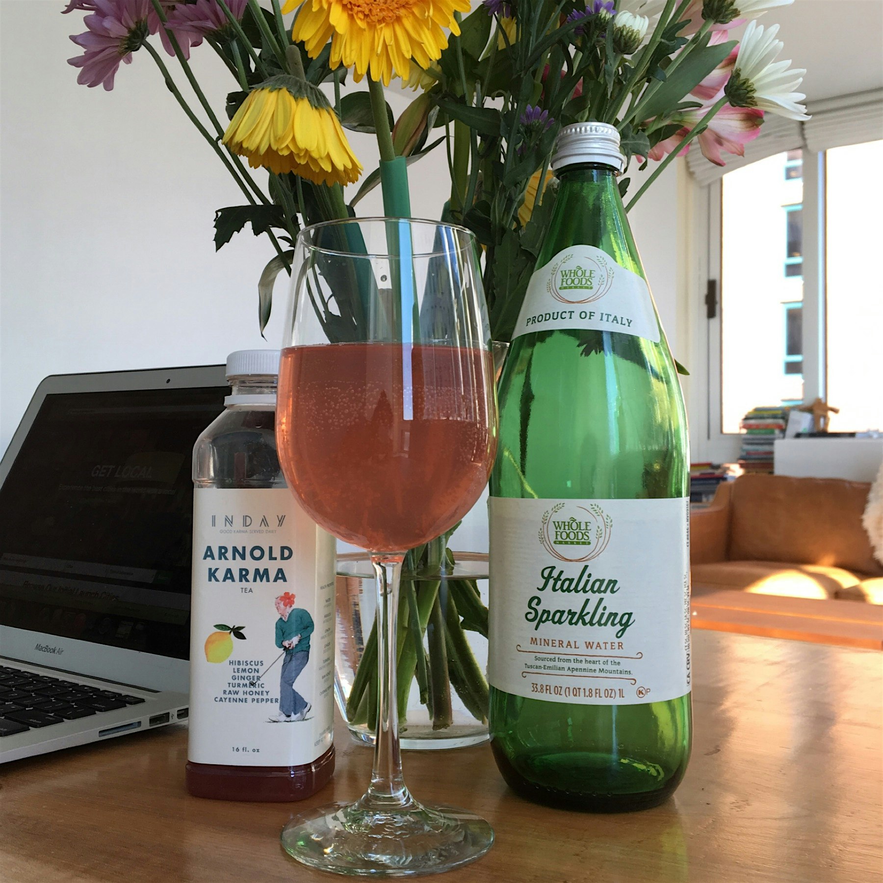 My favorite bubbly drink, skipping alcohol #getreal