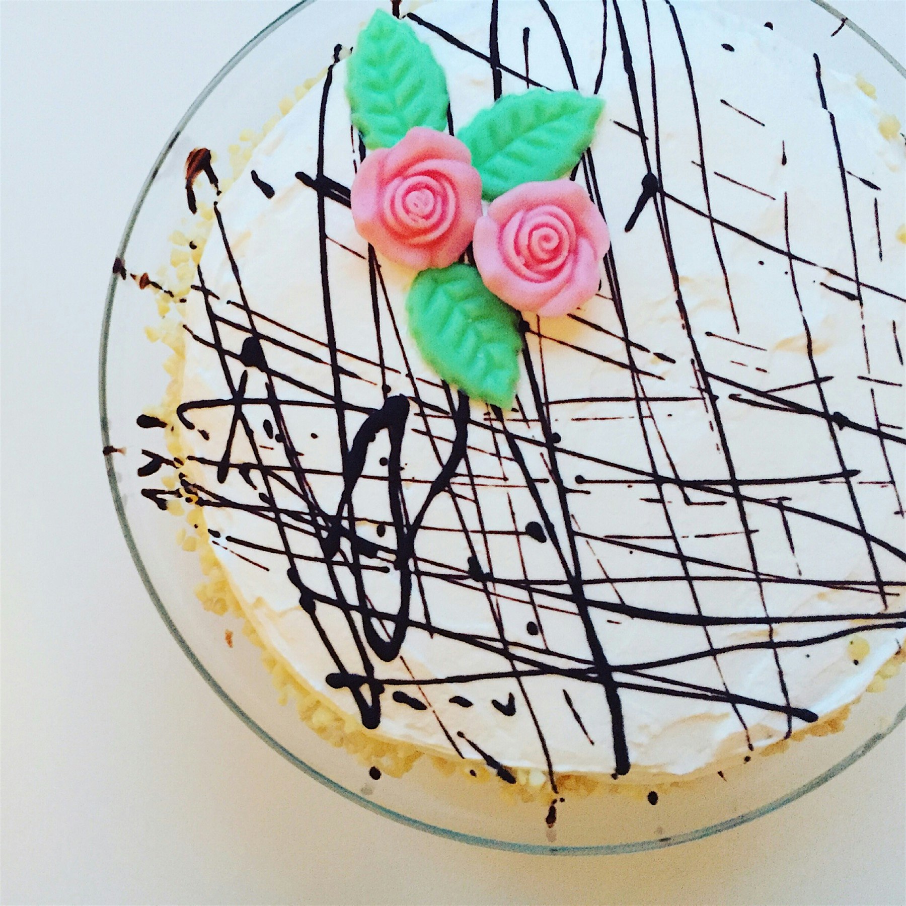 gluten free vanilla chiffon cake with mascarpone frosting! A special treat for my daughter's 7th ...