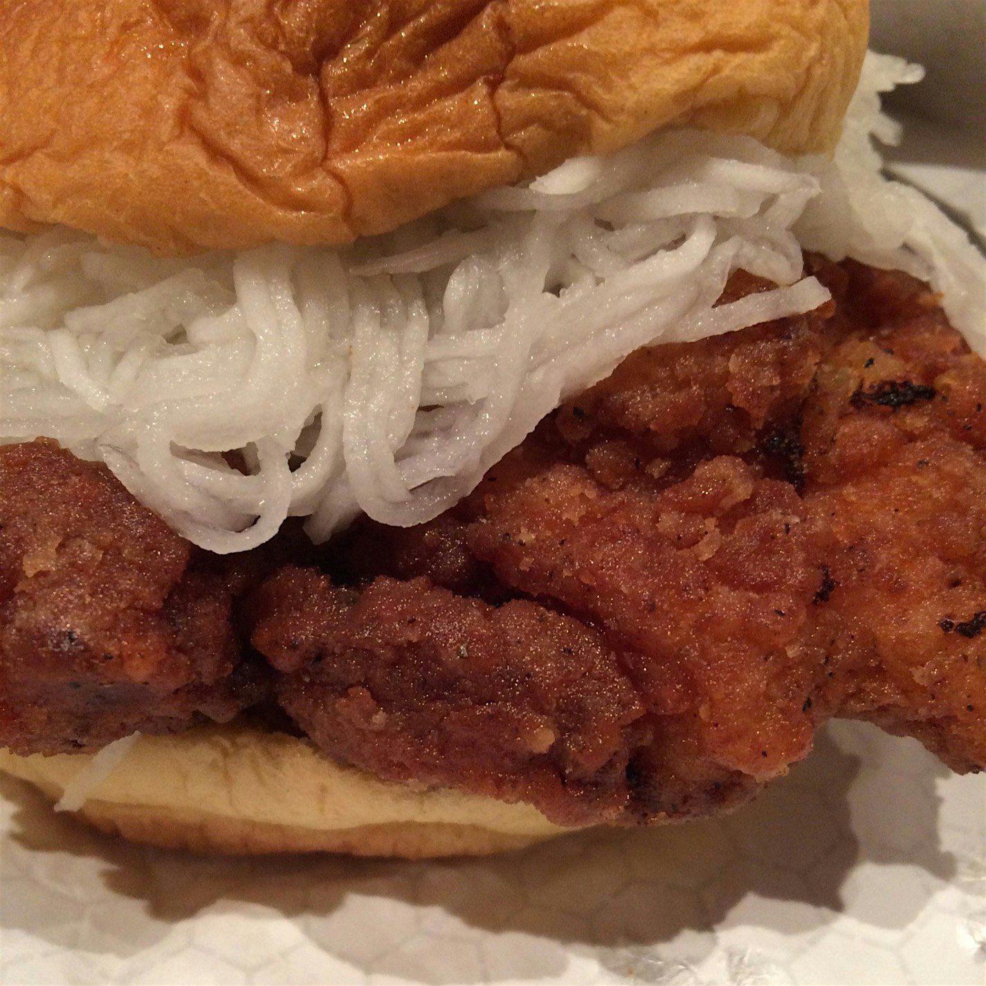 Simply delicious - variation on the Fuku spicy fried Chicken sandwich. The Koreano still includes...