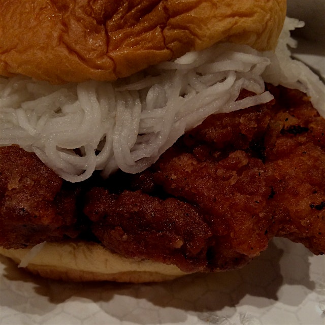 Simply delicious - variation on the Fuku spicy fried Chicken sandwich. The Koreano still includes...