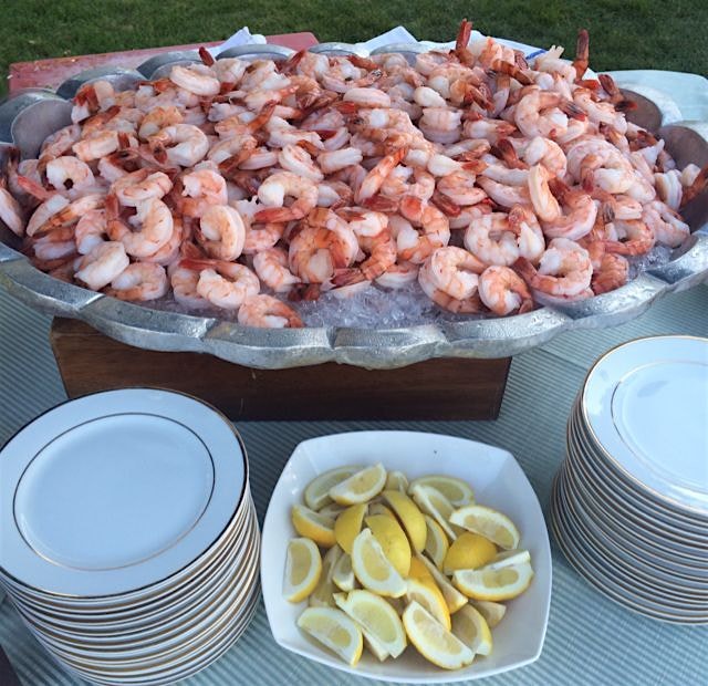 A Newport wedding raw bar. #shrimp