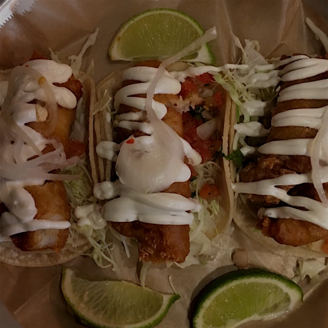 Baja Fish Tacos are only $1.99 each on Wednesdays after 3 pm
