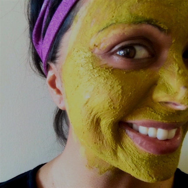 It's a fun weekly ritual that keeps my skin soft, clean and helps my rosacea. 

Turmeric has anti...