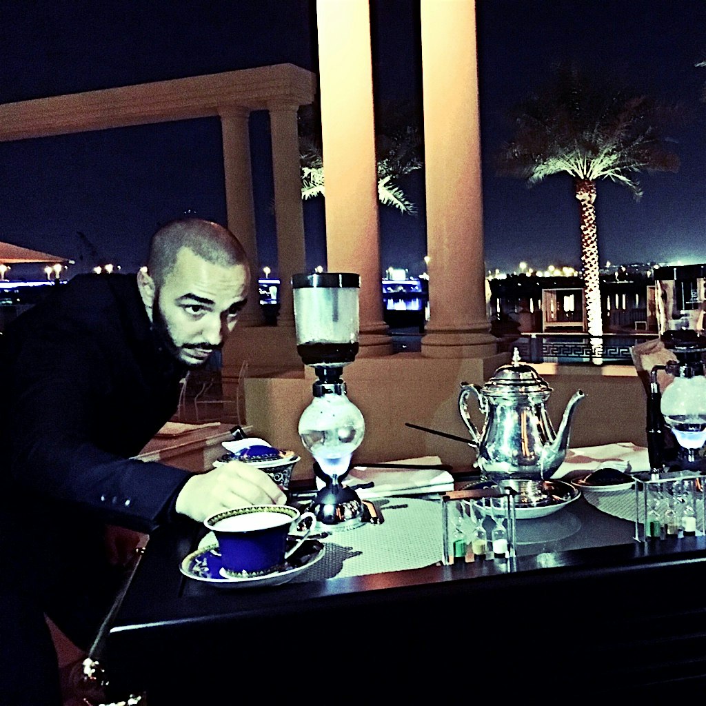 The siphoned coffee was quite the experience!