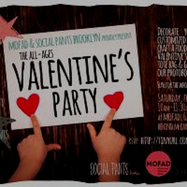  Family Valentine's Day Bash with Social Pants in Brooklyn from ShowClix. This event is for child...