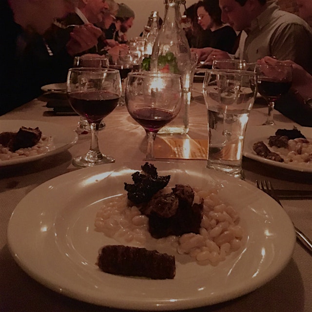 Chef Renee Baumann and Local Roots NYC had a supper club and It was a 4 course dinner of deliciou...