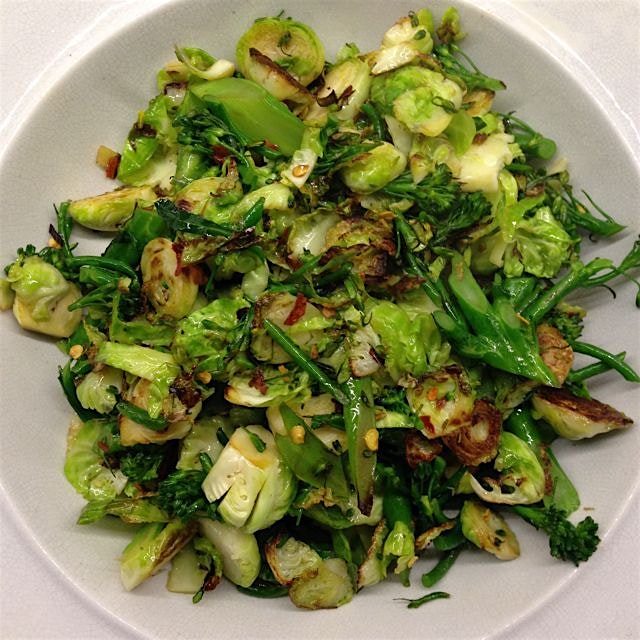 Autumn brussels and broccolini!