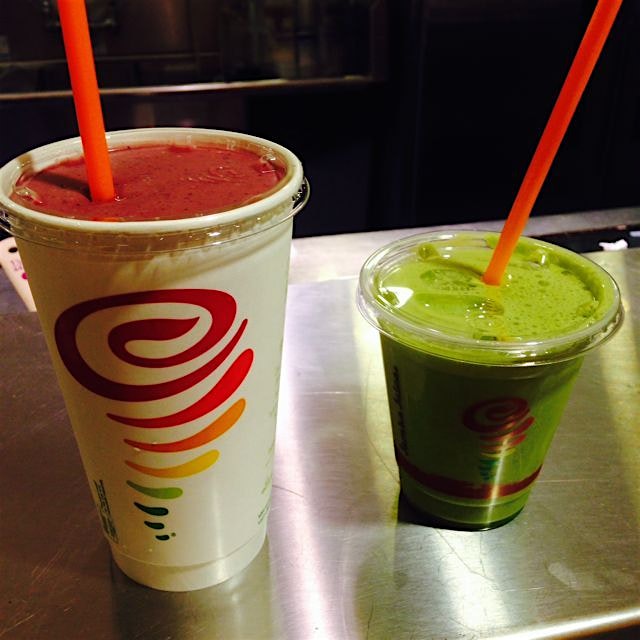 Jamba Juice has retooled their menu and now offers fresh green juices and vegan smoothies! Try th...