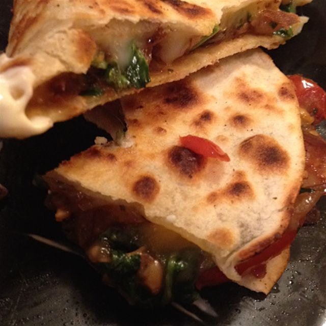 My husband says, : "I thought you were just making a quesadilla?" Oh, honey, you don't even know!...
