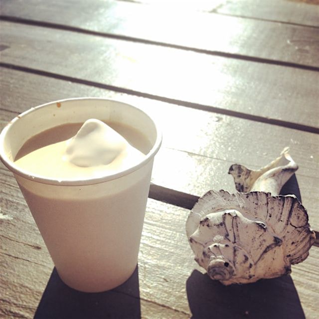 Affogato by the sea. My rebellion against pumpkin spice lattes. 