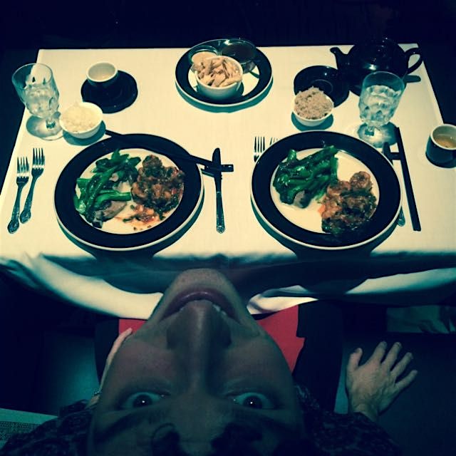 Sunday night matching dinner at our guilty pleasure Shun Lee Palace